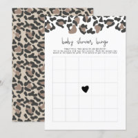AUBREE Empreinte de léopard Safari Baby shower Bin