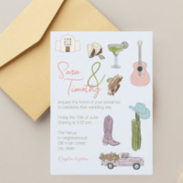 Invitation Austin Texas Mariage Suite