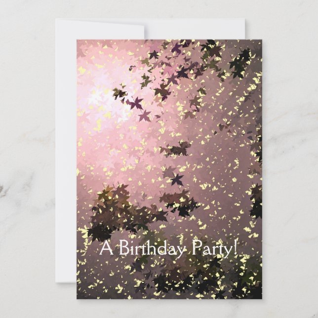 INVITATION AUTOMNE (Devant)