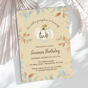 Invitation Automne 2 Anniversaire