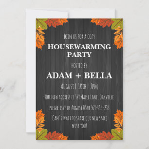 Invitation automne accueil