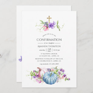 Invitation Automne - Automne Confirmation Florale Automne