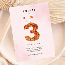 Automne Automne Jardin Floral 3e anniversaire Esth