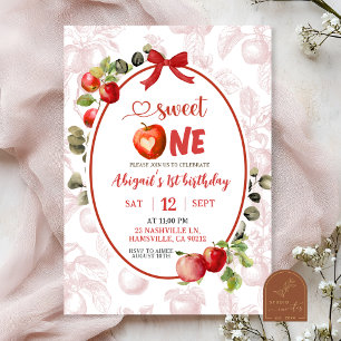 Invitation Automne Automne Toile Premier anniversaire