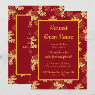 Invitation Automne Folithe Harvest Open House