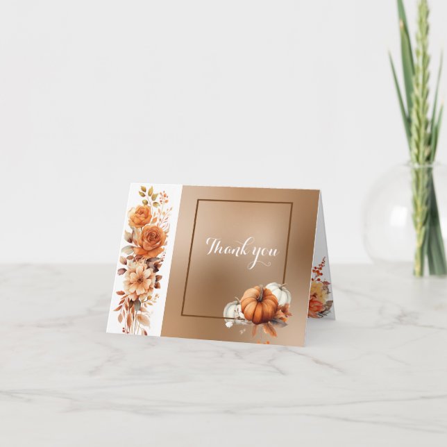 Invitation Automne mignon Gnome Feuilles d'automne Anniversai (Devant)