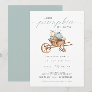 Invitation Automne - Petit Baby shower Citrouille   Invitatio