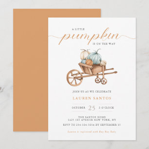 Invitation Automne - Petit Baby shower Citrouille   Invitatio
