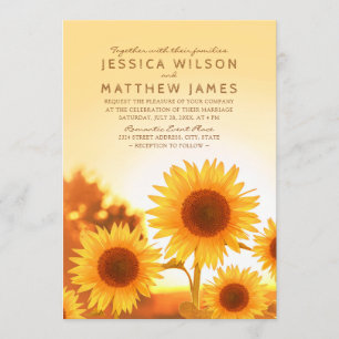 Invitation Automne rustique d'invitations de mariage de