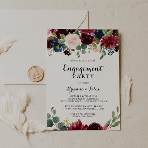 Invitation Automne Rustique Moderne Calligraphie