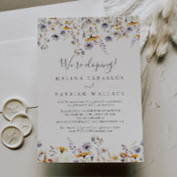 Automne Sunshine Fleur sauvage Elopement Réception