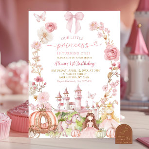 Invitation Automne Transport Citrouille Princess Kingdom Anni