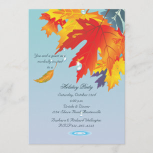Invitation Autumn Drizzle