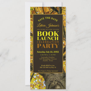 Invitation Autumn Vibes Nature Book Lancement Enregistrer la