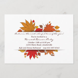 Invitation aux Cadeaux de l'Automne