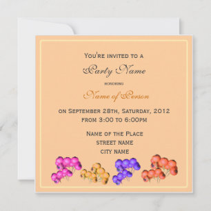 Invitation aux fêtes d'automne