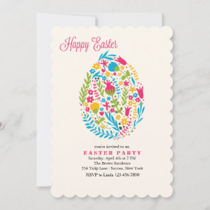 Invitation aux oeufs de Pâques