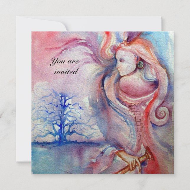 Invitation AVALON 1, rouge grenat (Devant)