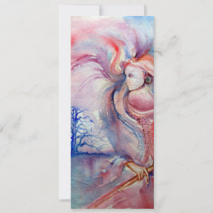 Invitation AVALON, rose pâle bleu violet