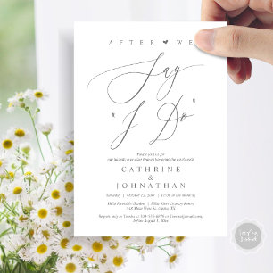 Invitation Avant de dire "Je le fais", Dîner de répétition Ma