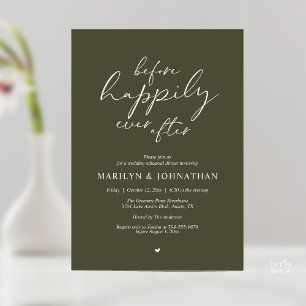 Invitation Avant Heureux À Jamais, Répétition Romantique