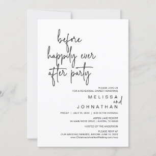 Invitation Avant Heureux Jamais Après La Fête De La Répétitio