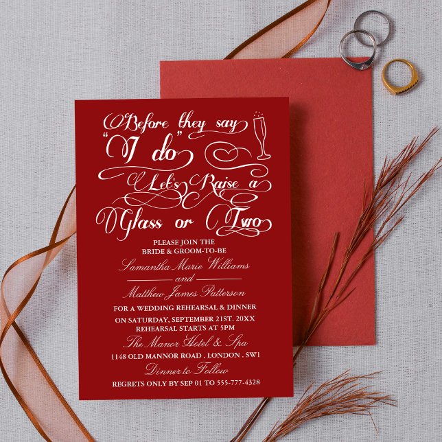 Invitation Avant qu'ils disent que je le fais, levons un verr (Créateur téléchargé)