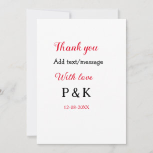 Invitation Avec amour ajouter nom de couple lettre merci ajou