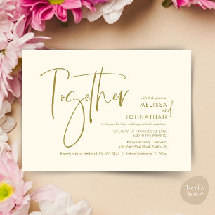 Invitation Avec leurs parents, Réception de mariage