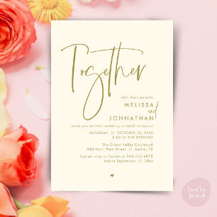 Invitation Avec leurs parents, Réception de mariage
