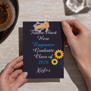 Invitation Avenir personnalisé commence ici Diplômé Ingénieur