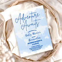 Aventure attend un Baby shower neutre pour les fem