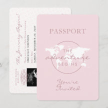 Aventure commence thème Voyage Passeport Baby show