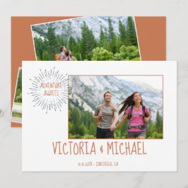 Invitation Aventure Mariage Photo Enregistrer la date Invitat
