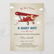 Aventure voyage Baby shower d'avion