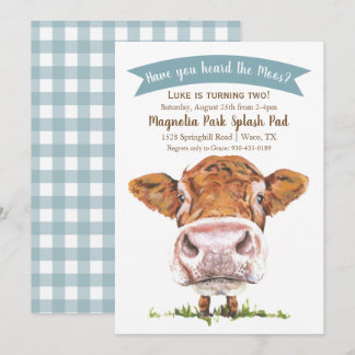 Invitation Avez-Vous Entendu L'Invitation D'Anniversaire De L