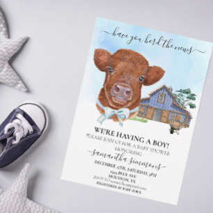 Invitation Avez-vous entendu parler du veau de la vache des H