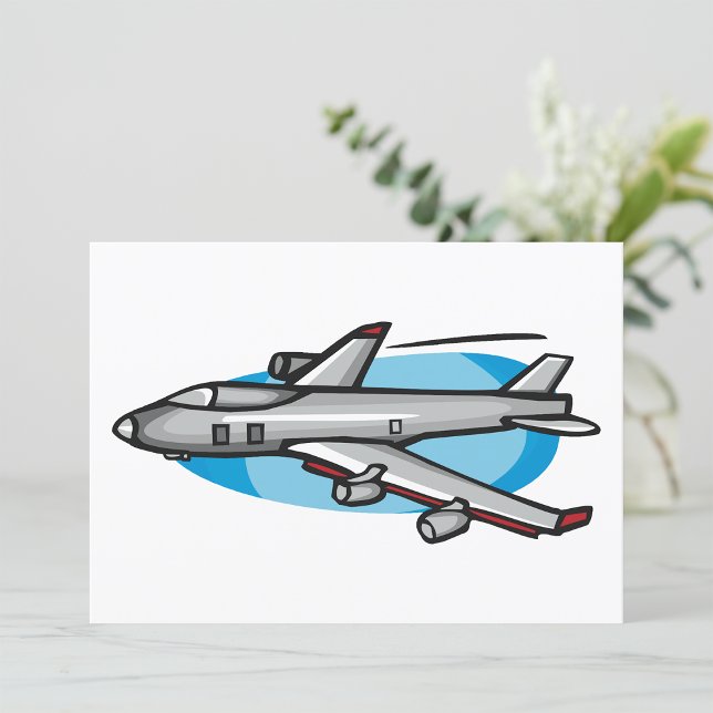 Invitation Avion à réaction pour les fans d'aviation (Créateur téléchargé)