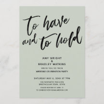 Avoir et garder Simple réception de mariage sage