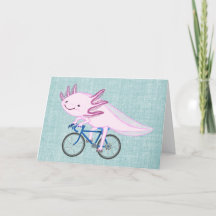 Axolotl à vélo
