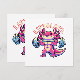 Invitation Axolotl LIFTALOTL