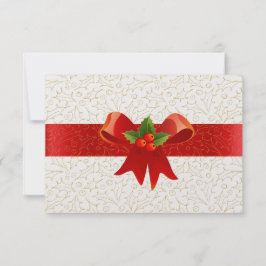 Invitation Ayez un joyeux dîner de Noël