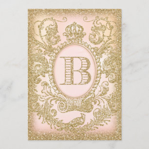 Invitation "B" Il était une fois la Princesse Peach