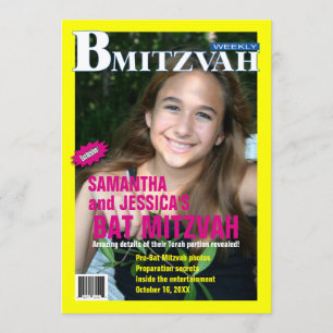 Invitation B Mitzvah Magazine, B'Not