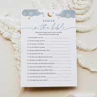 Babies Dans La Bible Twinkle Star Baby shower Jeu