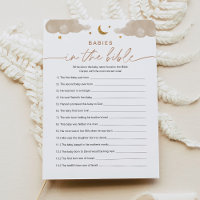 Babies Dans La Bible Twinkle Star Baby shower Jeu