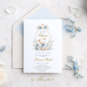 Invitation Baby Bear Baby Shower