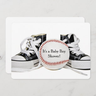 Invitation Baby Boy Baseball Douche