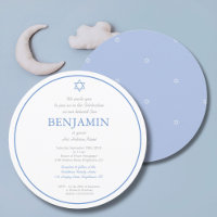 Baby Boy Cérémonie de baptême Hébreu Juif Round