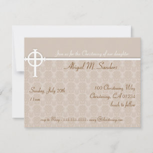 Invitation Baby Christening